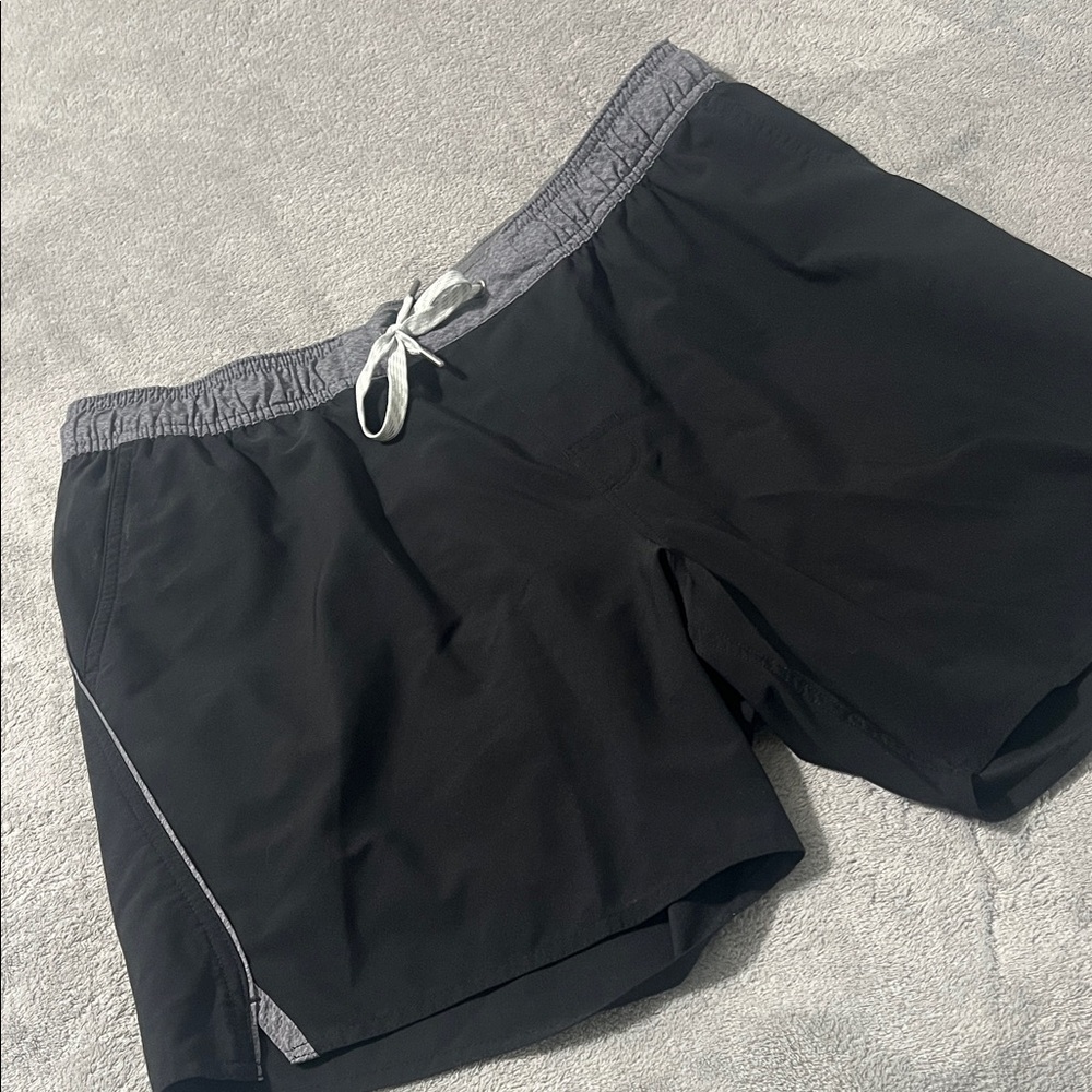 Black and Gray Men's Vuori Shorts